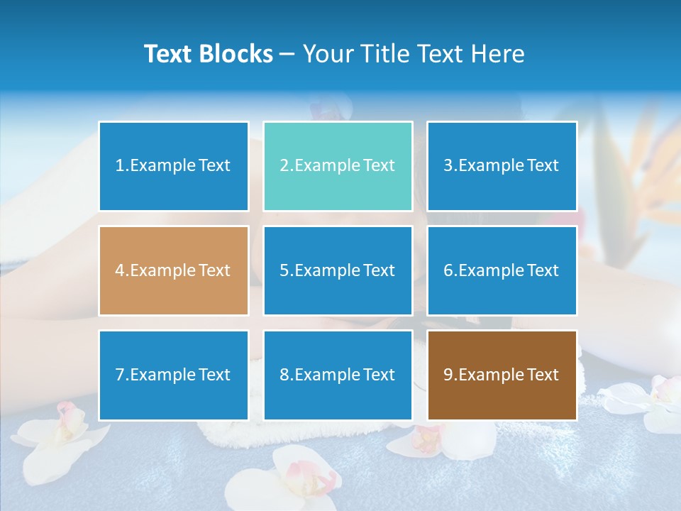 Relaxation Body Glass PowerPoint Template