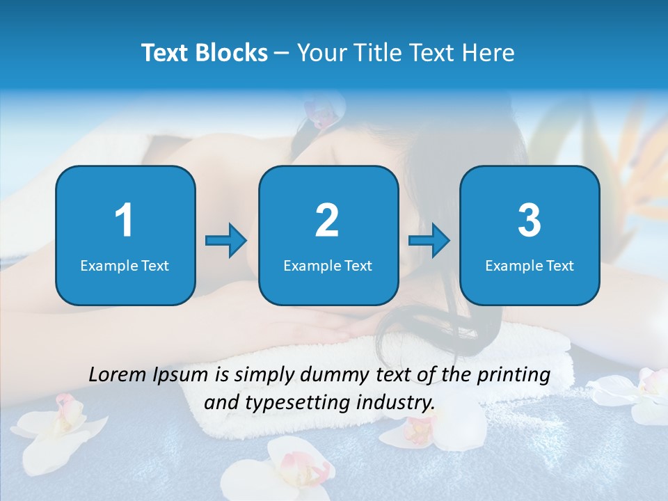 Relaxation Body Glass PowerPoint Template
