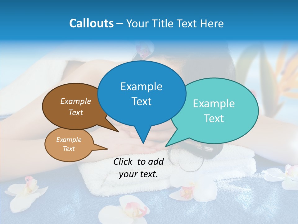 Relaxation Body Glass PowerPoint Template