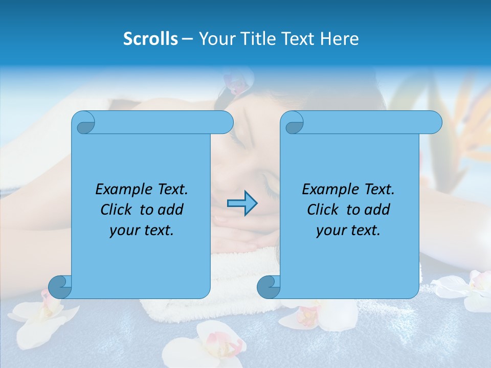 Relaxation Body Glass PowerPoint Template