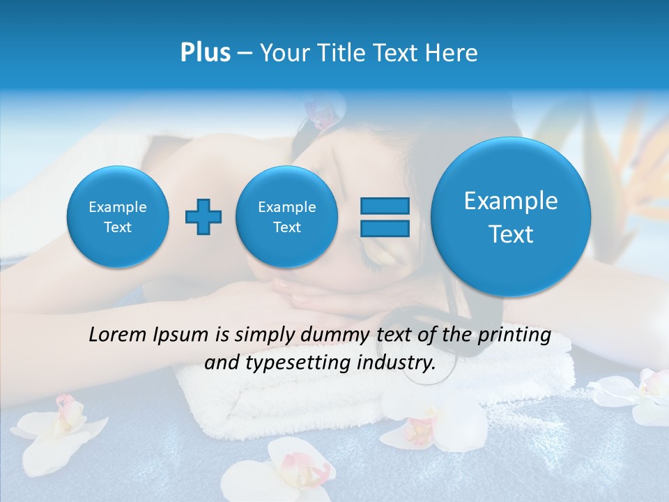 Relaxation Body Glass PowerPoint Template