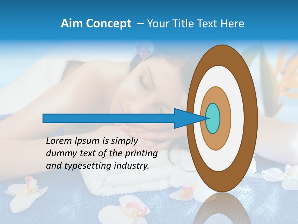 Relaxation Body Glass PowerPoint Template