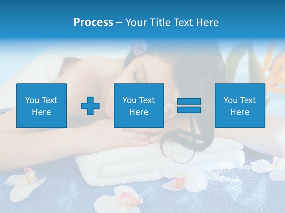 Relaxation Body Glass PowerPoint Template