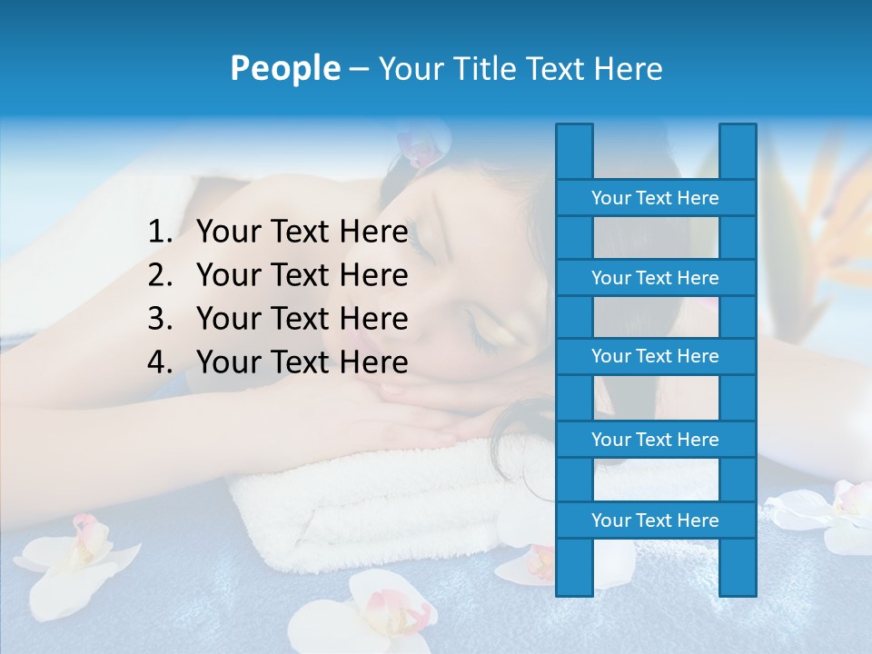 Relaxation Body Glass PowerPoint Template