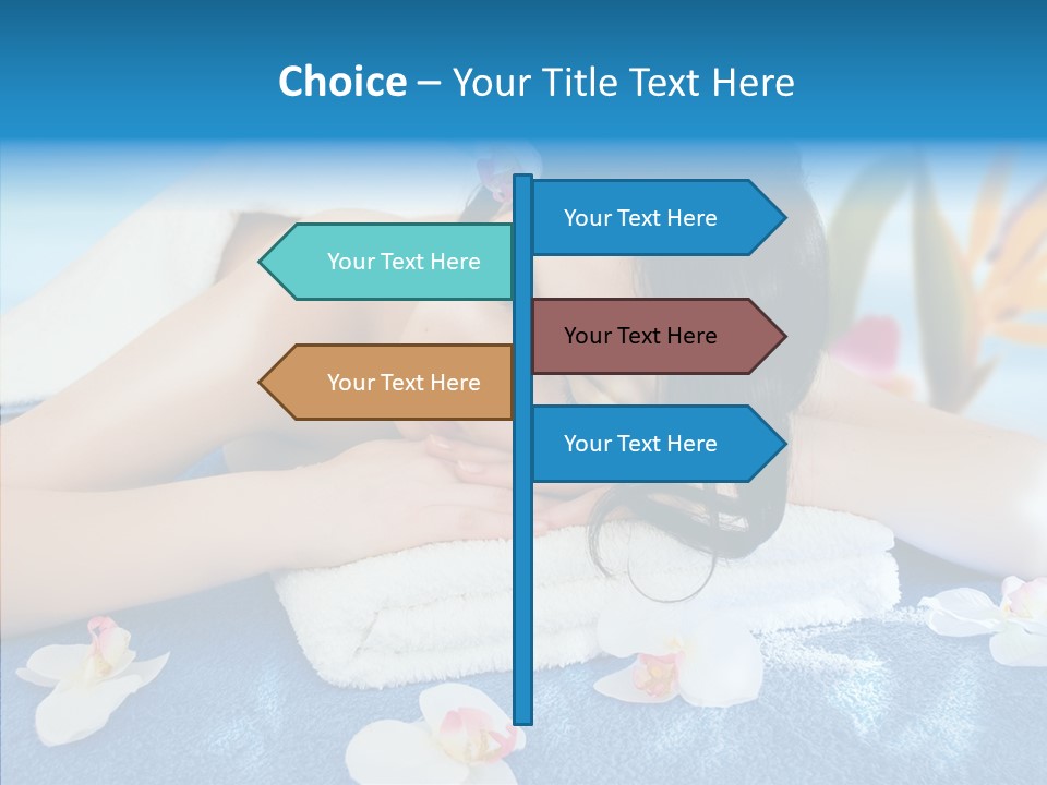 Relaxation Body Glass PowerPoint Template