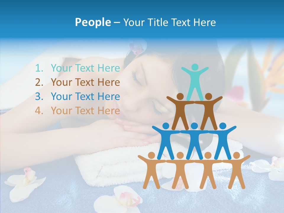 Relaxation Body Glass PowerPoint Template