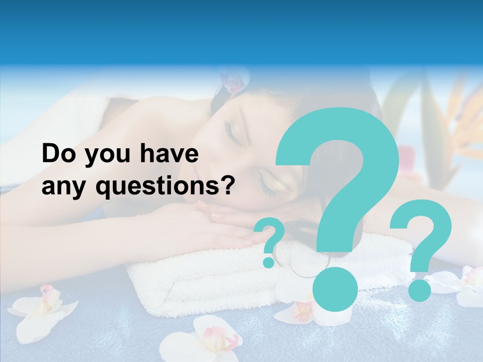 Relaxation Body Glass PowerPoint Template