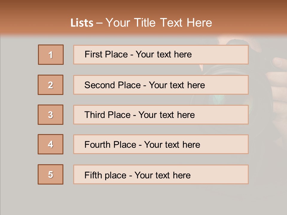 Photo Session Journalist PowerPoint Template