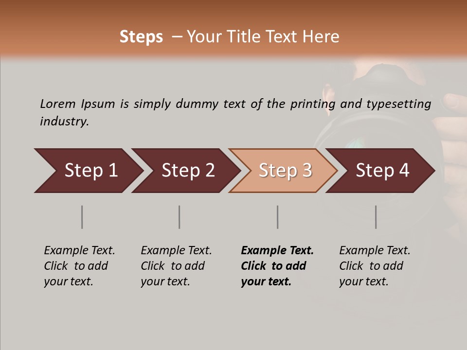 Photo Session Journalist PowerPoint Template