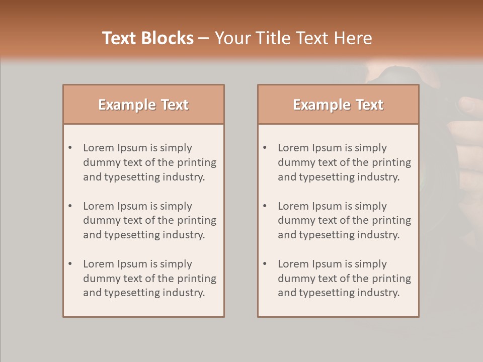 Photo Session Journalist PowerPoint Template