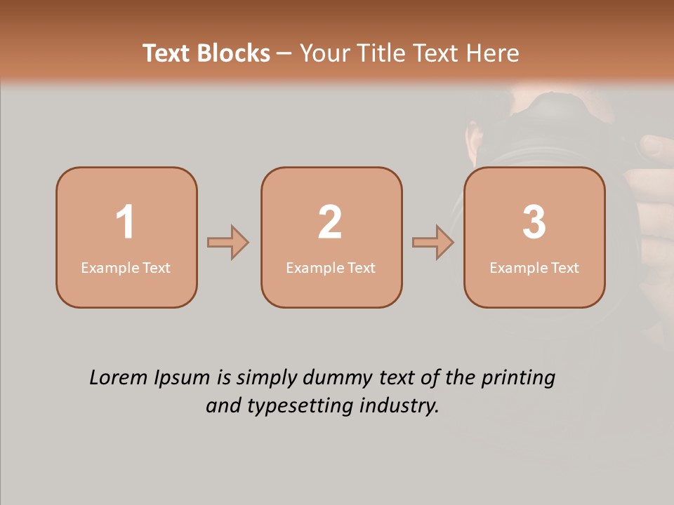 Photo Session Journalist PowerPoint Template
