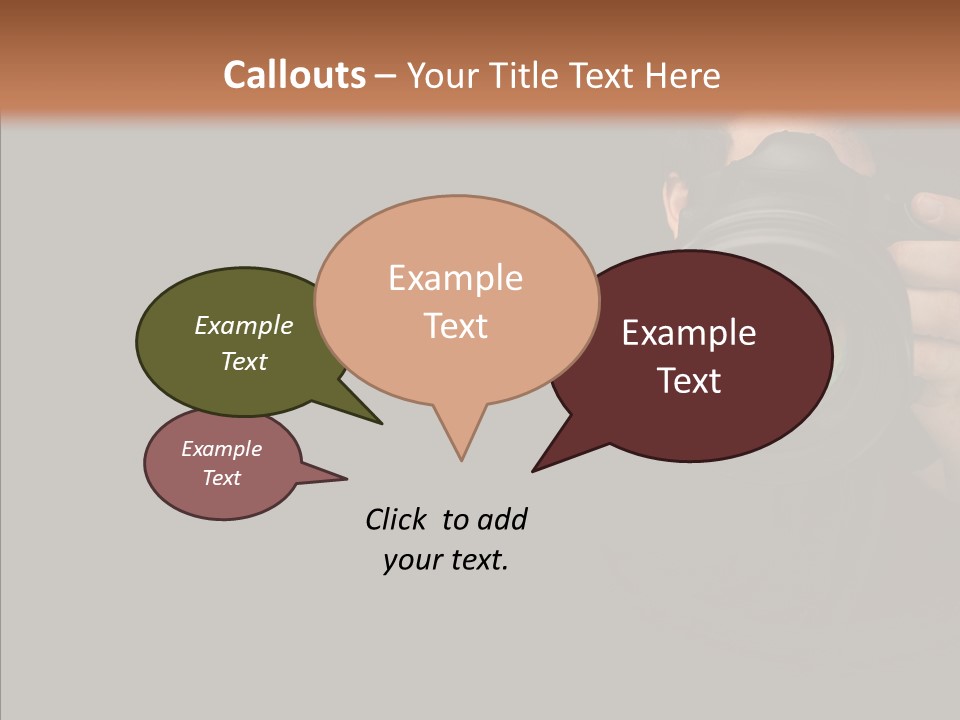 Photo Session Journalist PowerPoint Template