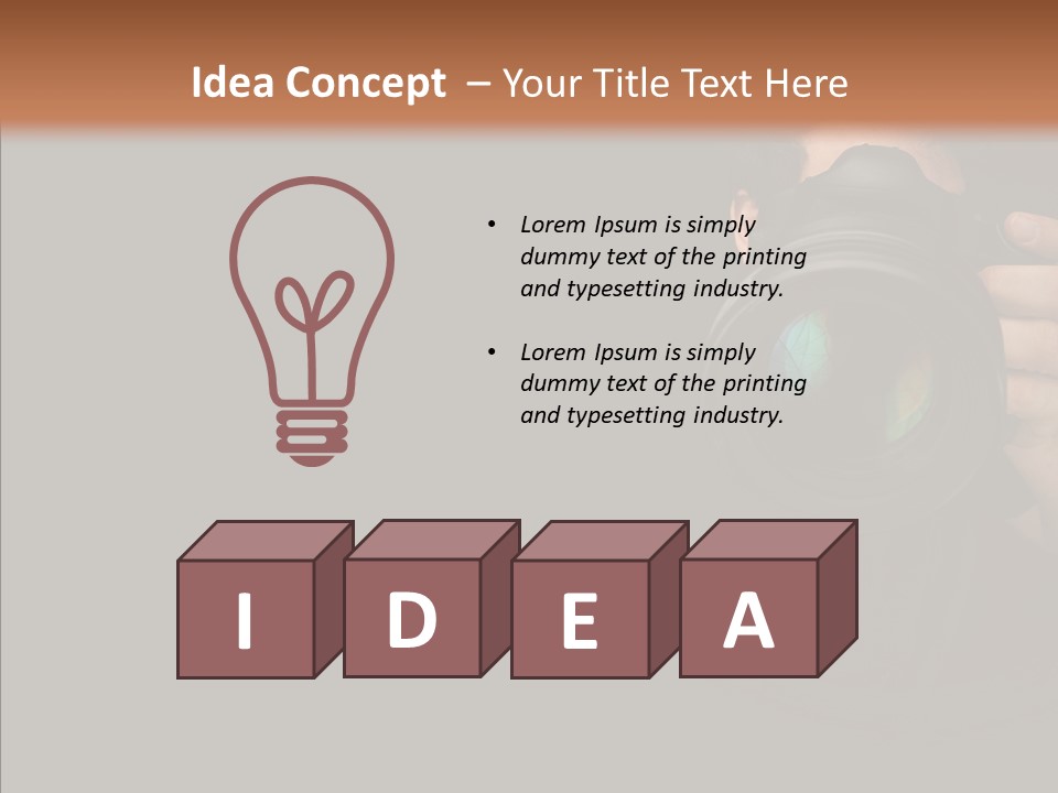 Photo Session Journalist PowerPoint Template