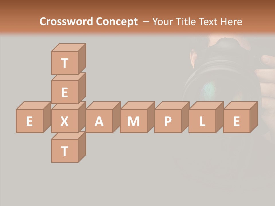 Photo Session Journalist PowerPoint Template