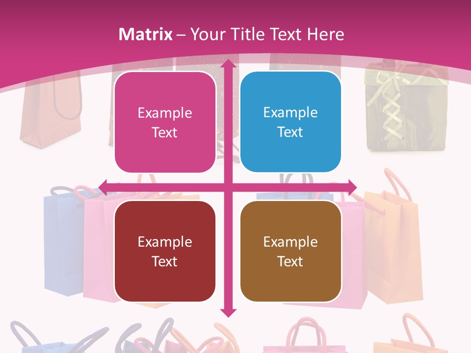 Sale White Bag PowerPoint Template