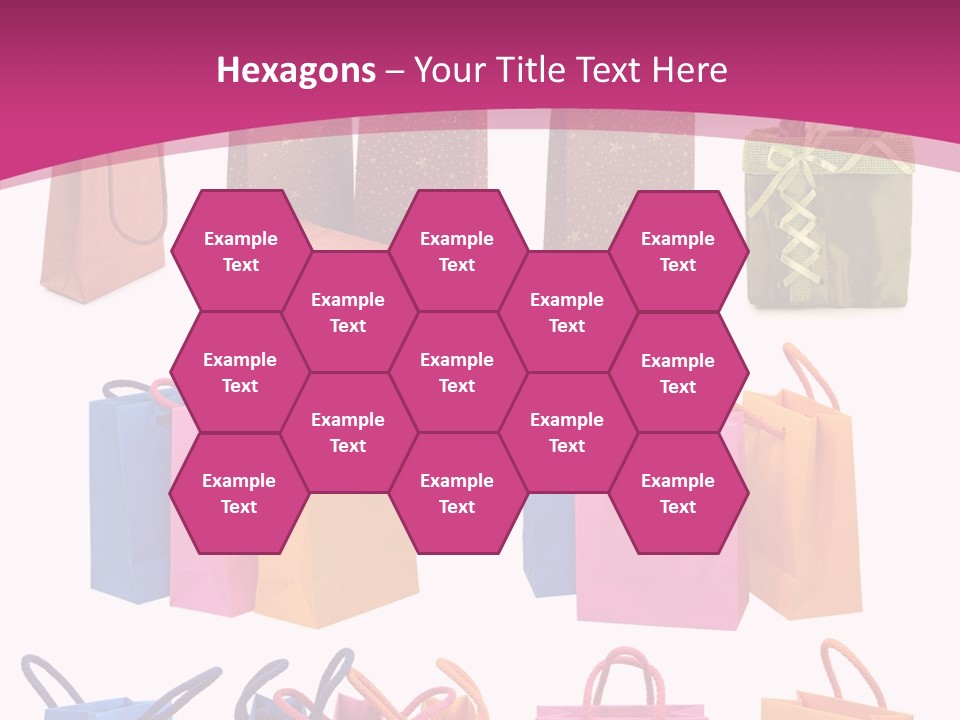 Sale White Bag PowerPoint Template