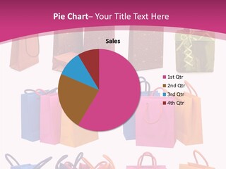 Sale White Bag PowerPoint Template