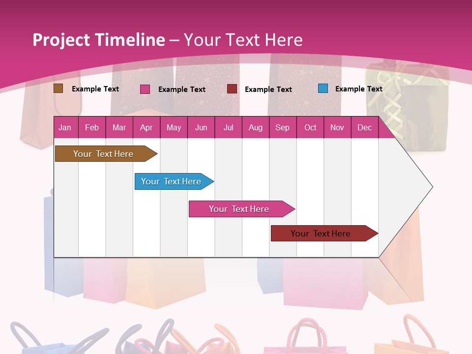 Sale White Bag PowerPoint Template