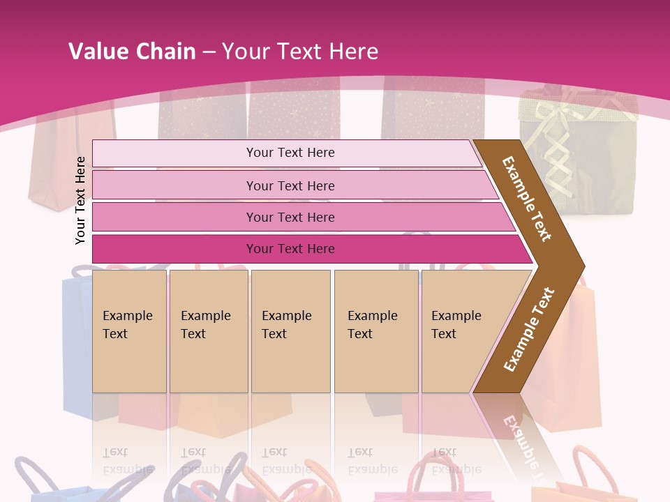 Sale White Bag PowerPoint Template