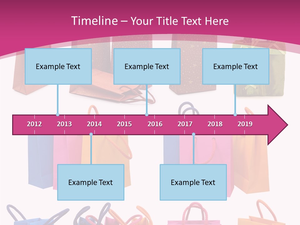 Sale White Bag PowerPoint Template