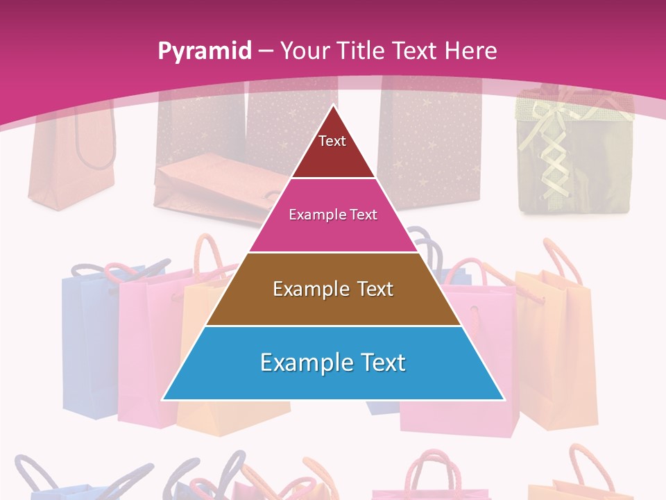 Sale White Bag PowerPoint Template