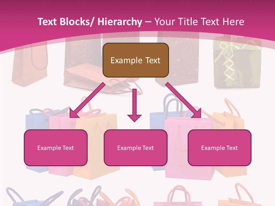 Sale White Bag PowerPoint Template