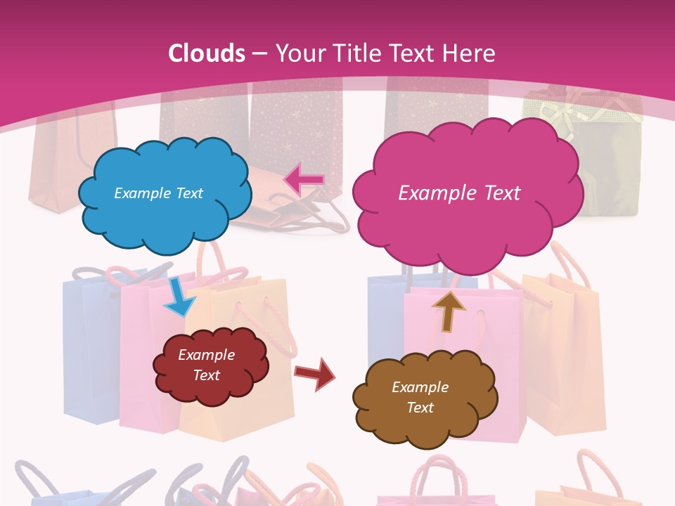 Sale White Bag PowerPoint Template