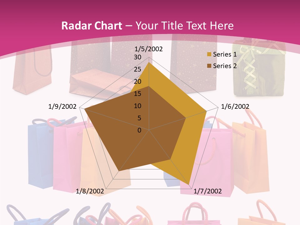 Sale White Bag PowerPoint Template