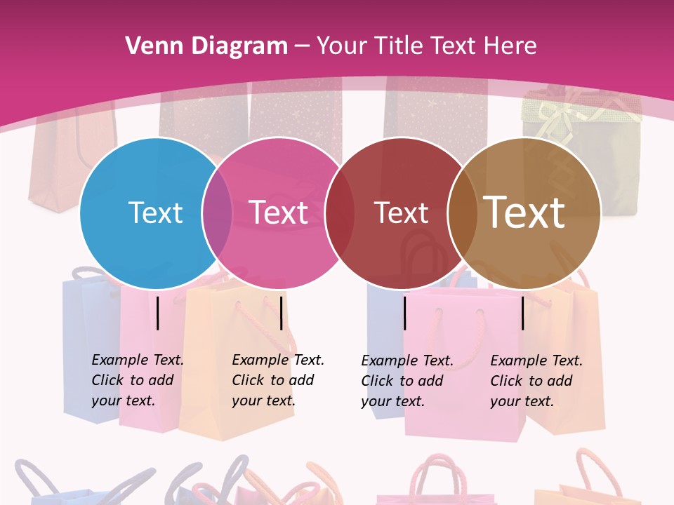 Sale White Bag PowerPoint Template