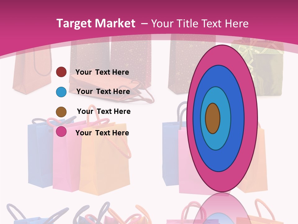 Sale White Bag PowerPoint Template