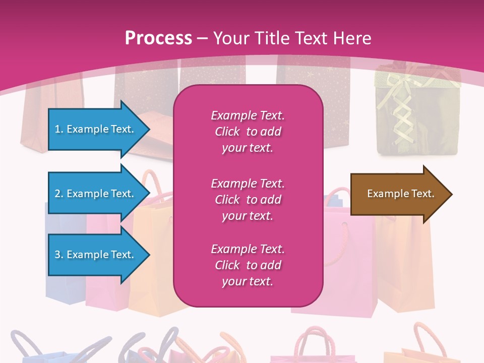 Sale White Bag PowerPoint Template
