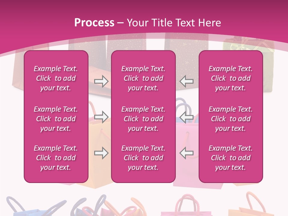 Sale White Bag PowerPoint Template