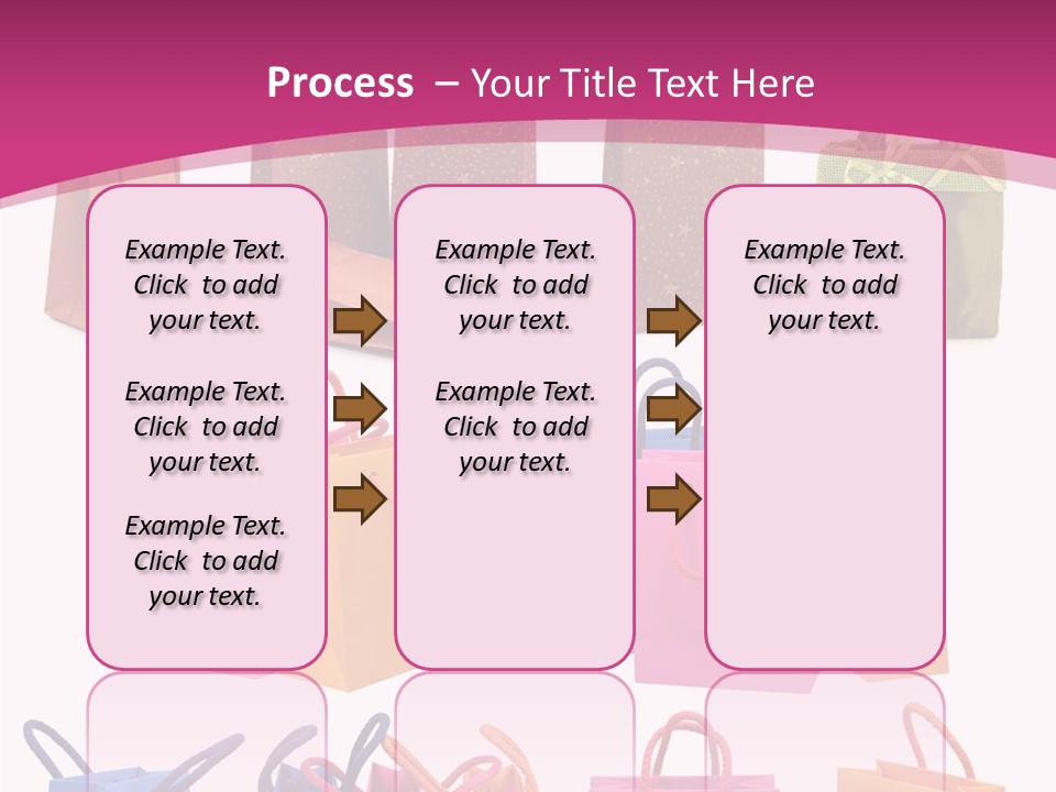 Sale White Bag PowerPoint Template