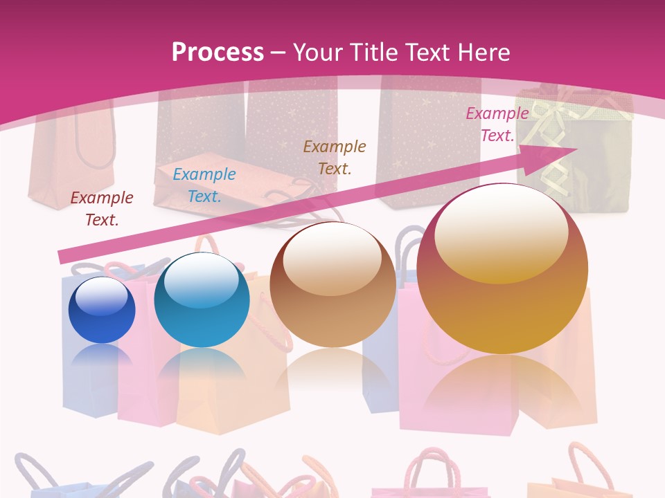 Sale White Bag PowerPoint Template