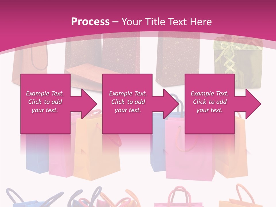 Sale White Bag PowerPoint Template