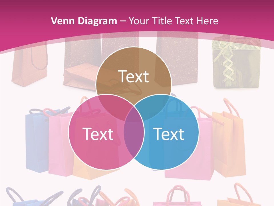 Sale White Bag PowerPoint Template