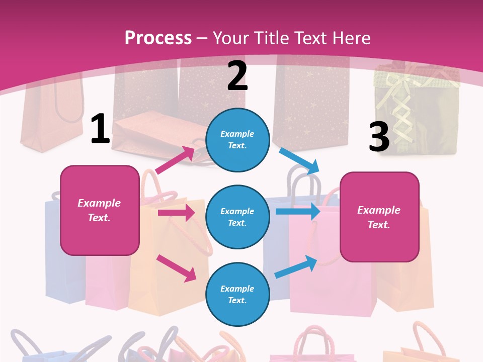 Sale White Bag PowerPoint Template