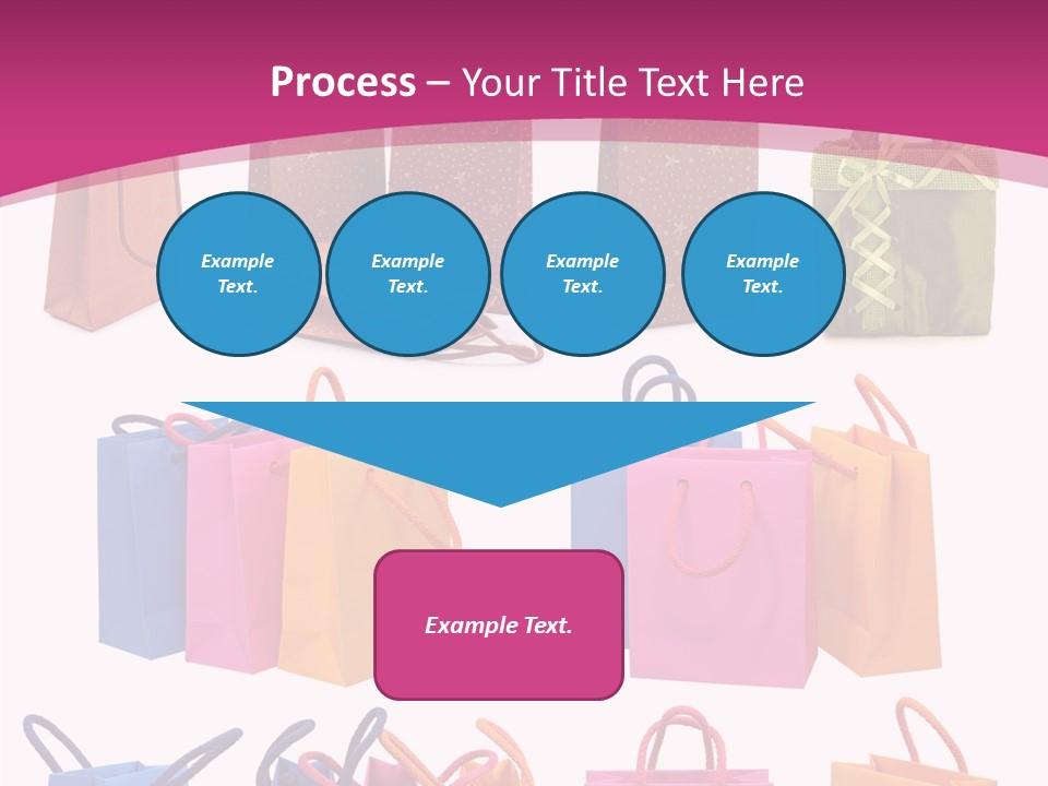 Sale White Bag PowerPoint Template