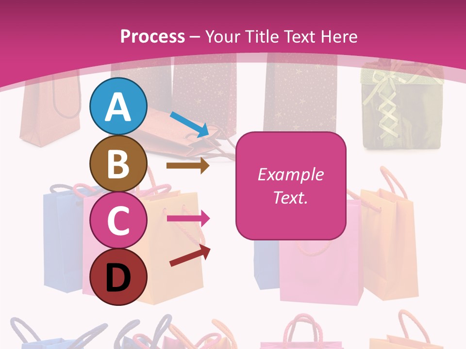 Sale White Bag PowerPoint Template