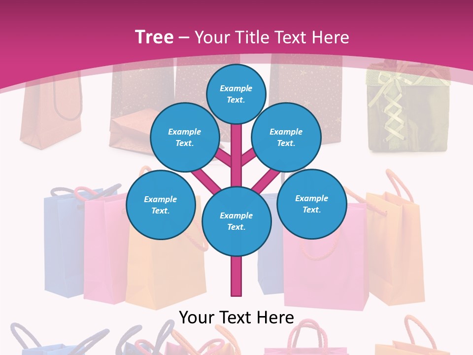 Sale White Bag PowerPoint Template