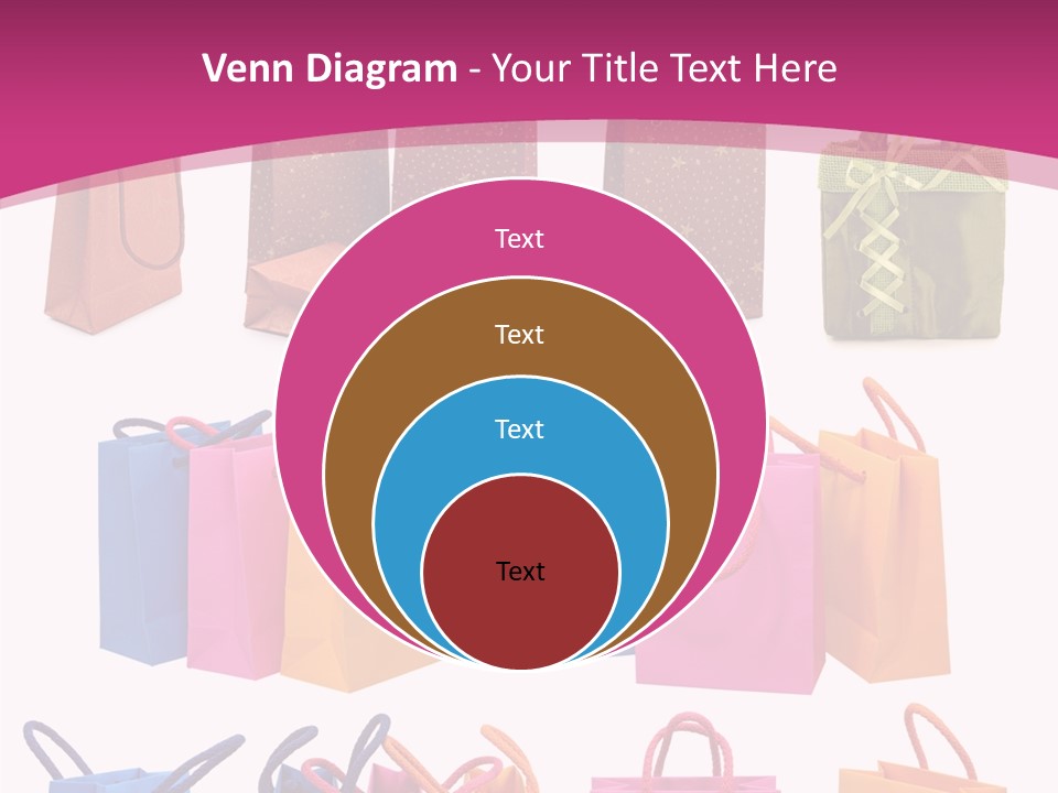 Sale White Bag PowerPoint Template