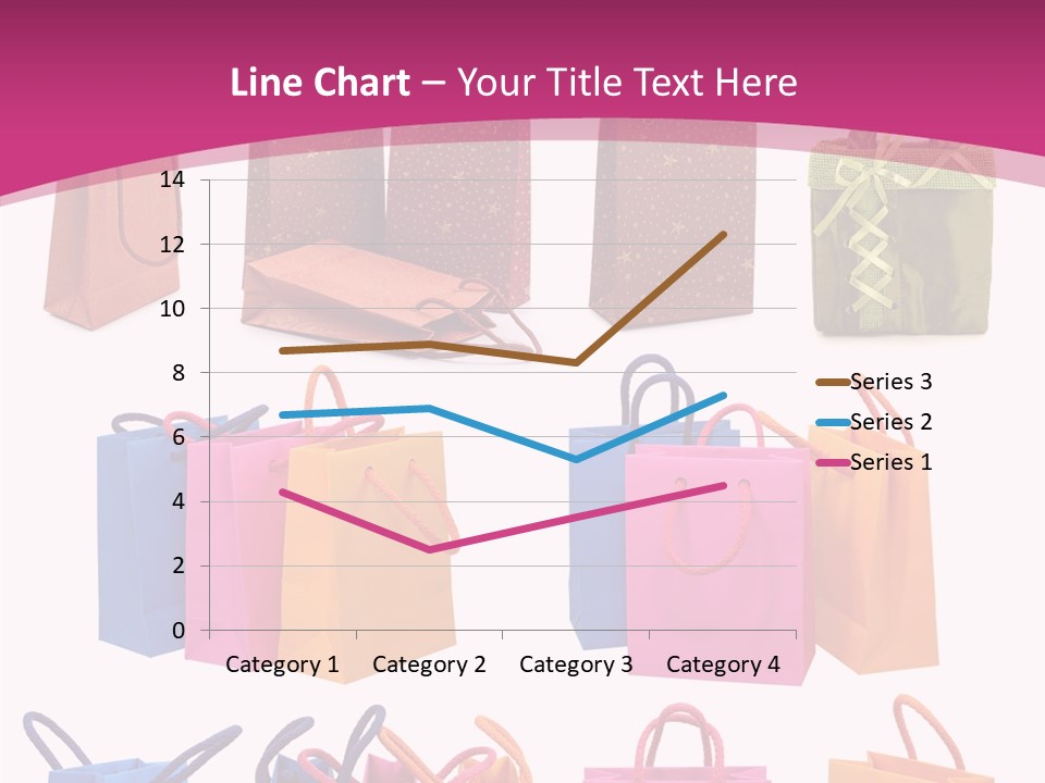 Sale White Bag PowerPoint Template