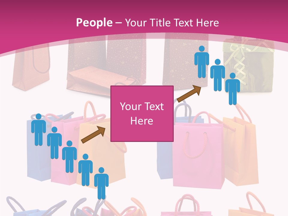 Sale White Bag PowerPoint Template