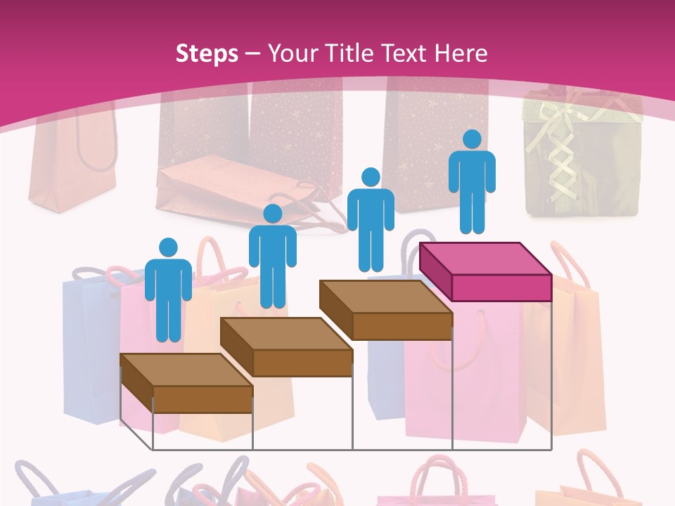 Sale White Bag PowerPoint Template