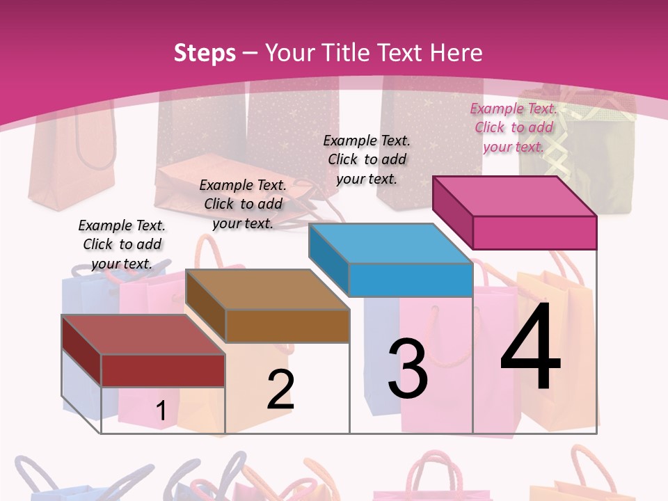 Sale White Bag PowerPoint Template