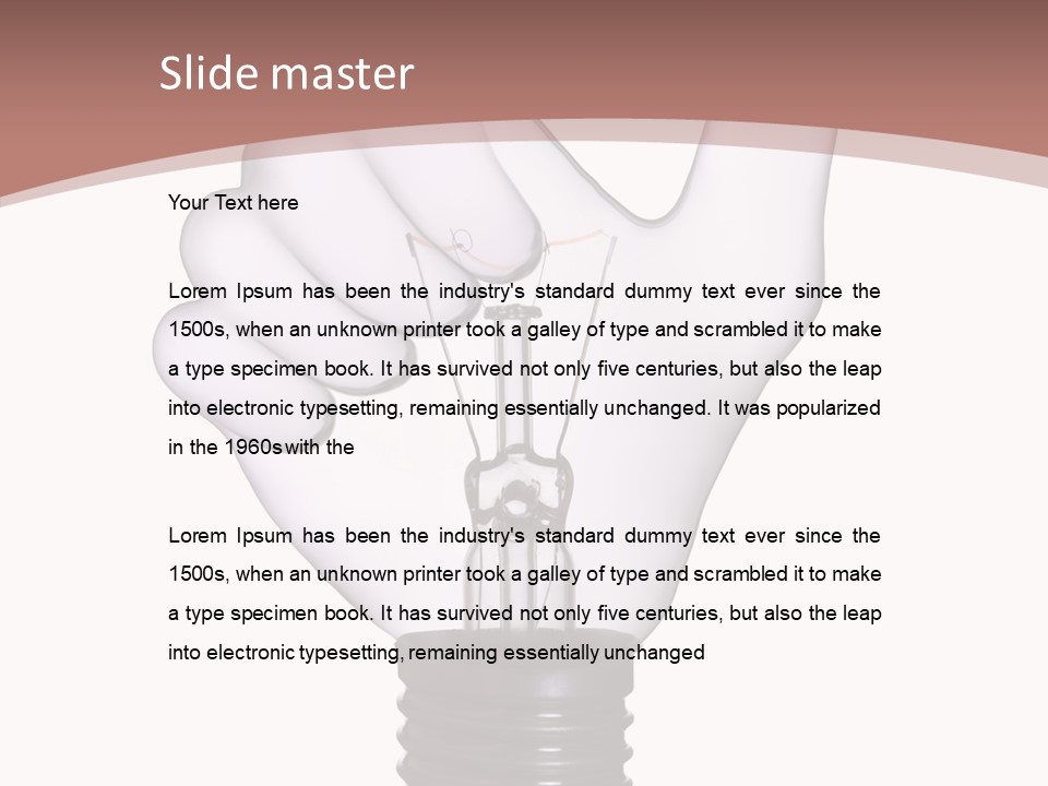 Object Human Equipment PowerPoint Template