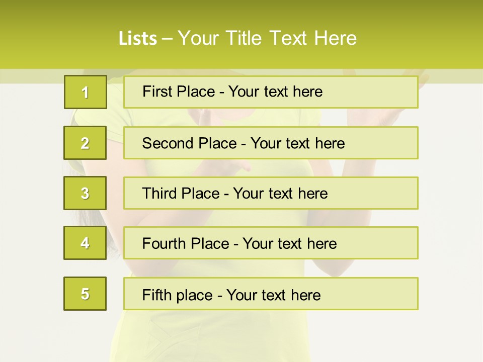 Hair Beauty Person PowerPoint Template