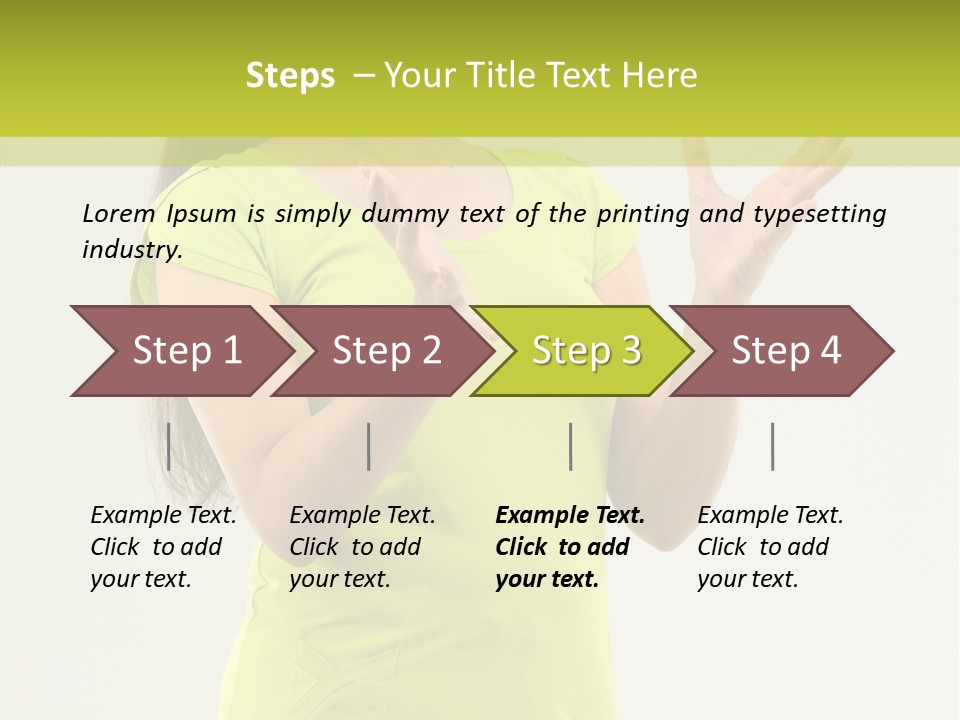 Hair Beauty Person PowerPoint Template