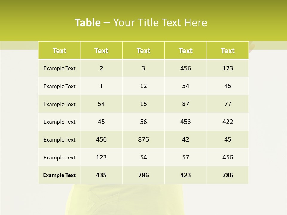Hair Beauty Person PowerPoint Template