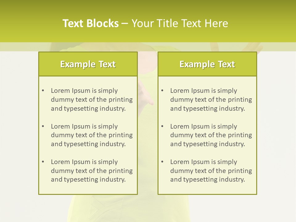 Hair Beauty Person PowerPoint Template